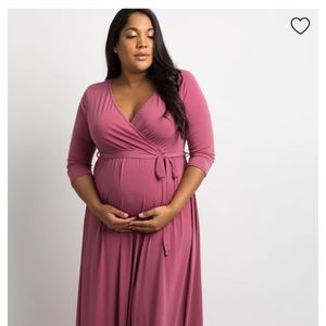 NWT Pink Blush 2x maternity dress